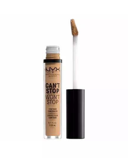 Nyx Can't Stop Won't Stop Sans cruauté Couverture complète Anticernes liquide Beige doux Non, 3,5 ml
