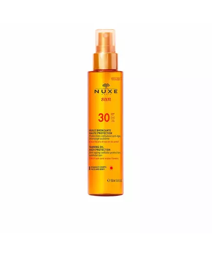 Nuxe Sun Anti-âge Huile de bronzage SPF 30, 150 ml