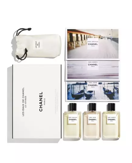 Les Eaux De Chanel Set Chanel: Paris – Deauville Eau De Toilette For Women 30 ml + Paris – Venise Eau De Toilette For Women 30 ml + Paris – Biarritz Eau De Toilette For Women, 30 ml