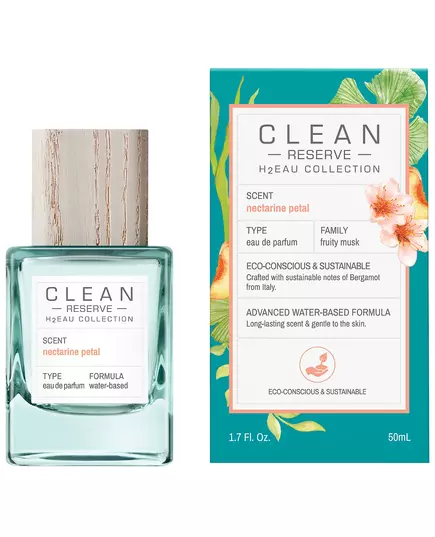 Clean H2Eau Nectarine Petal Eau de Parfum Für Frauen, 50 ml, Bild 2