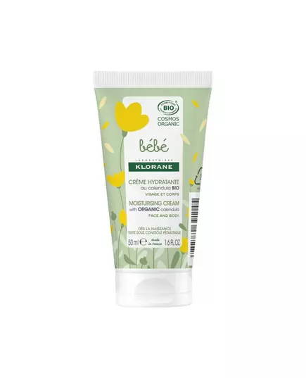 Klorane BÉBÉ BIO crème hydratante, 50 ml