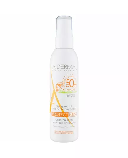 A-Derma Protect Kids Sans parfum Protecting Spray solaire SPF 50+, 200 ml