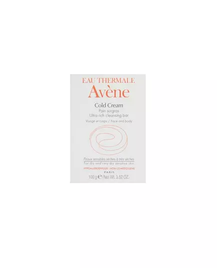 Avene Cold Cream Nährt Reinigungsriegel Für Gesicht & Körper, 100 g