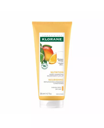 Klorane Mango Butter Nutrition Mango Haarspülung Zur Nahrung, 200 ml