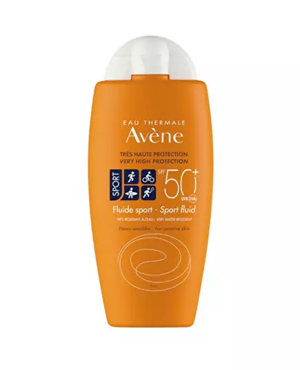 Avene Sport Fluid Photo-Protecteur Sonnenschutzfluid Für Gesicht & Körper SPF50+, 100 ml