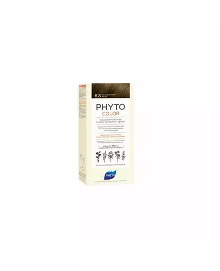 PHYTOCOLOR #6.3-rubio oscuro dorado 4 u, 112 ml