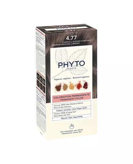 PHYTOCOLOR #4.77-intensives braunes Kastanienbraun 4 u, 50 ml