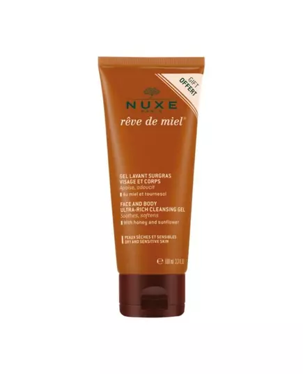 Nuxe Reve de Miel Ultra Rich Gel nettoyant Pour le visage, 100 ml
