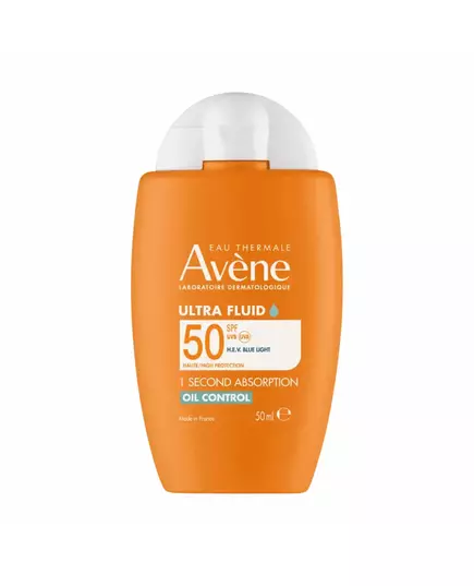 Avène SOLAIRE ULTRA FLUIDO OIL CONTROL crème solaire visage SPF50, 50 ml