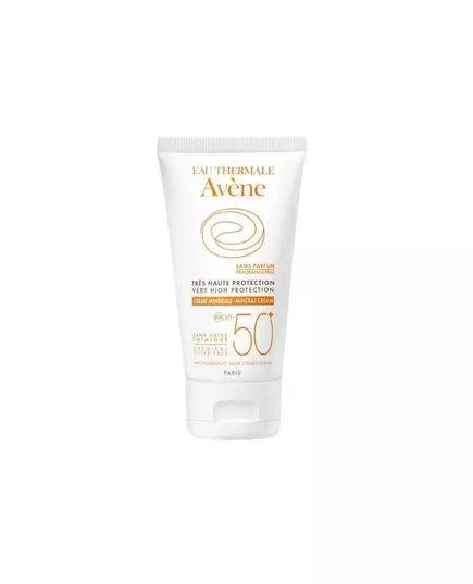 Avène SOLAIRE HAUTE PROTECTION crema mineral SPF50+, 50 ml