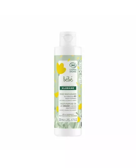 Klorane BÉBÉ BIO huile multi-usages, 200 ml