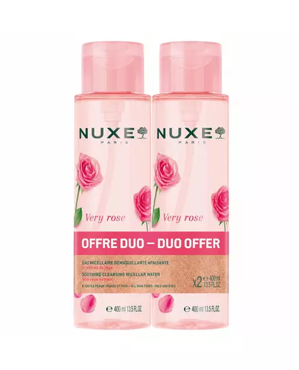 Duo Set Nuxe Very Rose Reinigung & Beruhigung Mizellenwasser Für empfindliche Haut 2 stk, 2 × 400 ml, Bild 2