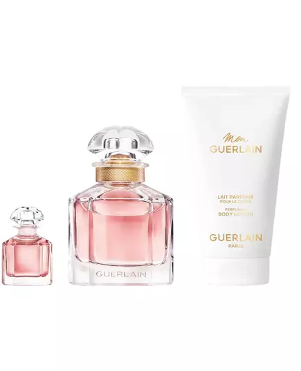 Set Guerlain: Mon Guerlain Eau De Parfum For Women 50 ml + Mon Guerlain Eau De Parfum For Women 5 ml + Mon Guerlain Body Lotion Body, 3 Stück