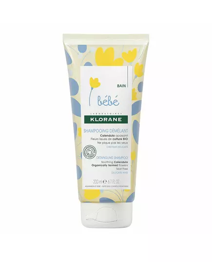 Klorane Baby Vegan Haarshampoo Glatt, 200 ml