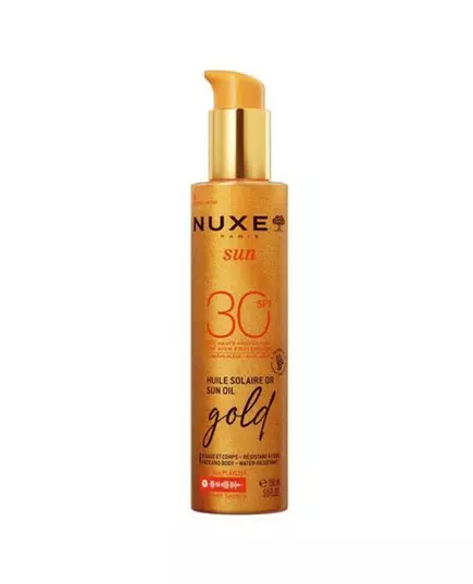 Nuxe Sun Gold Protection UV Huile de bronzage SPF 30, 150 ml