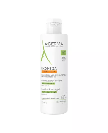 A-Derma EXOMEGA CONTROL Gel moussant émollient, 500 ml