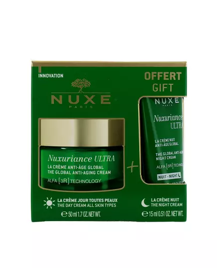 Set Nuxe: Nuxuriance Ultra Anti-Ageing Cream For Face 50 ml + Nuxuriance Ultra Anti-Ageing Night Cream For Face, 2 pièces