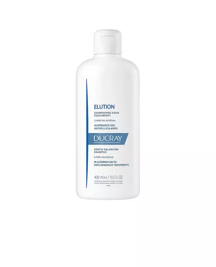 Ducray ELUCION shampooing doux rééquilibrant antipelliculaire, 400 ml
