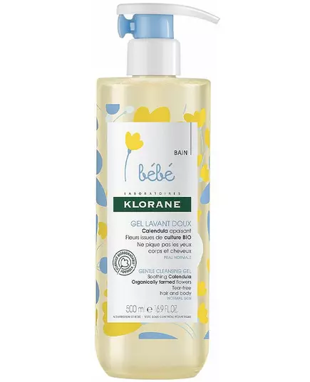 Klorane Baby Sanfte Reinigung Duschgel Für Haar & Körper Alle Hauttypen 500, 500 ml