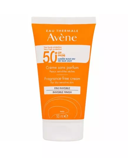 Avene Sun Care Hoher UV-Schutz Sahne Ganzes Gesicht SPF 50+, 50 ml