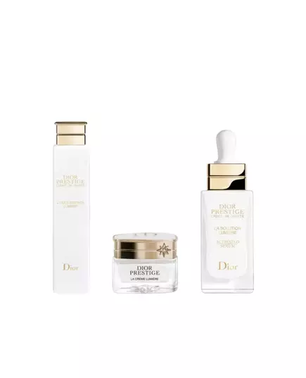 Set Christian Dior: Prestige Light-In-White Illuminating Serum For Face 30 ml + Prestige Light-In-White Illuminating Cream For Face 30 ml + Prestige L’Oleo-Essence Lumiere Brightening Peeling Lotion, 30 ml, image 2