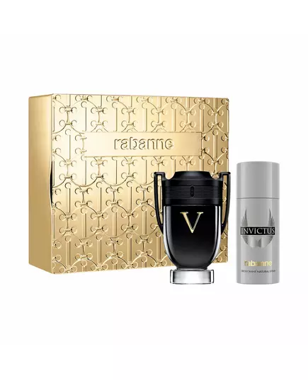 Set Paco Rabanne: Invictus Victory Eau De Parfum For Men 100 ml + Invictus Victory Deodorant Spray For Men, 2 pièces