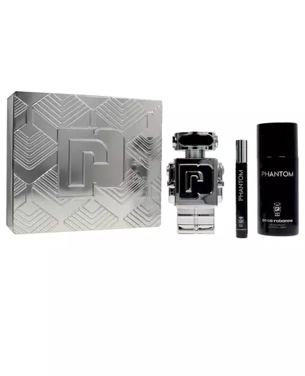 Set Paco Rabanne: Phantom Eau De Toilette For Men 100 ml + Phantom Eau De Toilette For Men 10 ml + Phantom Deodorant Spray For Men, 100 ml