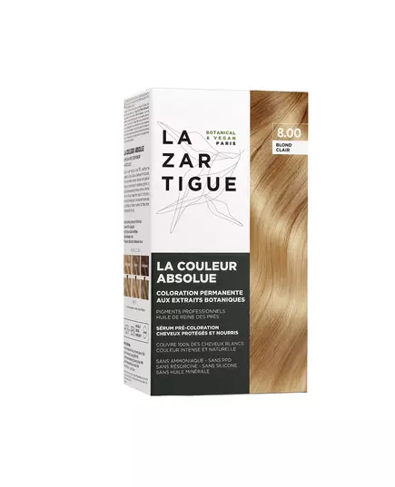 Lazartigue LA COULEUR ABSOLUE ammoniakfreie permanente Haarfarbe #8.00 1 Stück, 143 ml