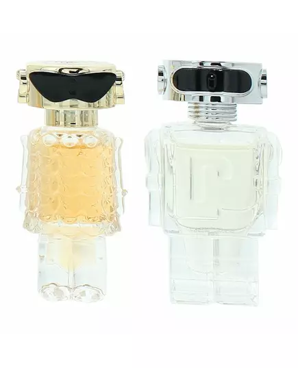 Set Paco Rabanne: Fame Eau De Parfum For Women 4 ml *Miniature + Phantom In Red Eau De Toilette For Men 4 ml *Miniature, 4 ml