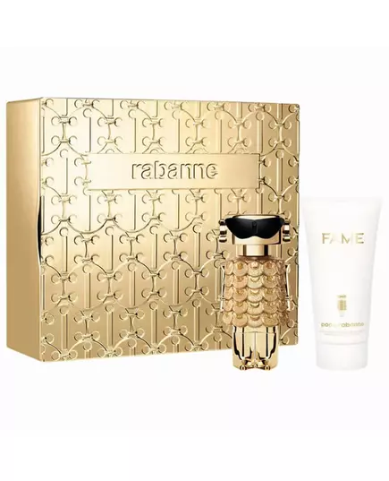 Set Paco Rabanne: Fame Intense Eau De Parfum For Women 50 ml + Fame Intense Hydrating Body Lotion, 2 pièces
