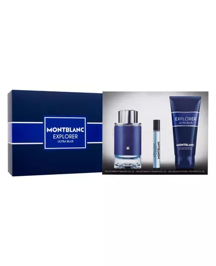 Set Montblanc: Legend Blue Eau De Parfum For Men 100 ml + Legend Blue Eau De Parfum For Men 2 pcs 7.5 ml + Legend Blue Cleansing Shower Gel All Over The Body For All Skin Types, 2 × 7,5 ml