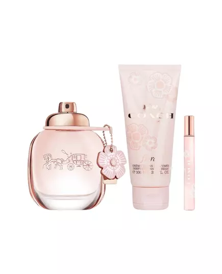 Set Coach: Floral Eau De Parfum For Women 90 ml + Floral Eau De Parfum For Women 7.5 ml + Floral Body Lotion All Over The Body, 90 ml