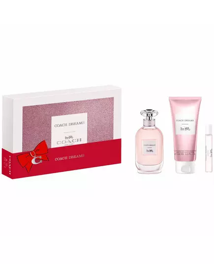 Set Coach: Dreams Eau De Parfum For Women 90 ml + Dreams Eau De Parfum For Women 10 ml + Dreams Body Lotion All Over The Body, 90 ml