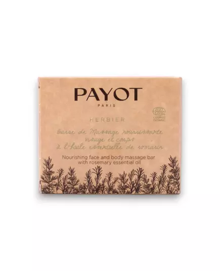 Payot Herbier Nährend Massage-Seifenstück Rosmarin ätherisches Öl Für Gesicht & Körper, 50 g, Bild 4