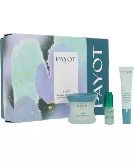 Set Payot: Lisse Smoothing Eye Cream 15 ml + Lisse Smoothing Cream For Face 50 ml + Neo Smoothing Serum For Face, 3 pièces