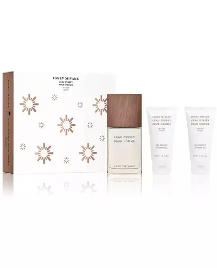 Xmas 2023 Set Issey Miyake: L'Eau d'Issey Vetiver Eau De Toilette For Men 50 ml + L'Eau d'Issey Vetiver Hydrating Shower Gel For All Skin Types x2 pcs, 2 × 50 ml