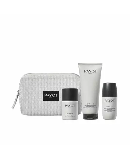 Set Payot: Optimale Softening & Refreshing Shower Gel For Face & Body For All Skin Types 200 ml + Optimale Anti-Perspirant Deodorant Roll-On For Men 75 ml + Optimale Moisturizing Emulsion For Face, 4 Stück