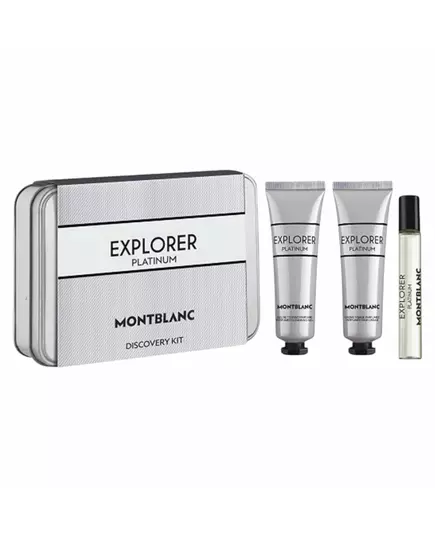 Set Montblanc: Explorer Platinum Eau De Parfum For Men 7.5 ml + Explorer Platinum Hydrating Cream For Face 30 ml + Explorer Platinum Hydrating Shower Gel All Skin Types, 7,5 ml, image 2