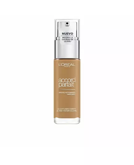 L'Oreal Paris Accord Parfait Flüssige Grundierung 10 T/W Tiefgold, 30 ml