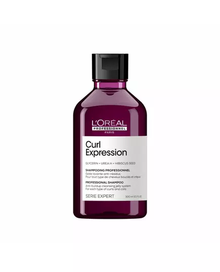 L'Oreal Professionnel Serie Expert Curl Expression Glycerin + Harnstoff H + Hibiskussamen Haarshampoo Anti-Ansammlung, 300 ml