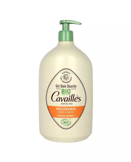 Roge Cavailles Bio Macadamia Regeneration Duschöl Für trockene Haut, 1000 ml