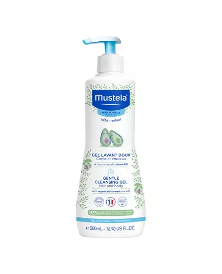 Mustela Mustela Avocado Sanfte Reinigung Reinigungsgel Für Gesicht & Haar, 500 ml