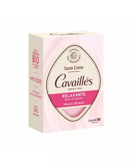 Roge Cavailles Pro-Regenerating Mandel Nourishes & Repairs Seifenstück, 100 g