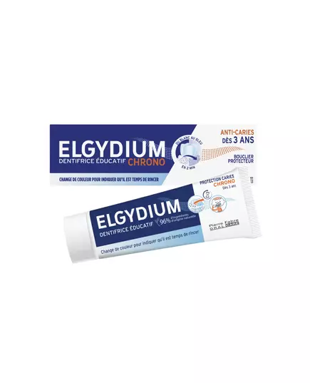 Elgydium Tandpasta Chrono Fluorinol Cavity Zahnpasta, 50 ml