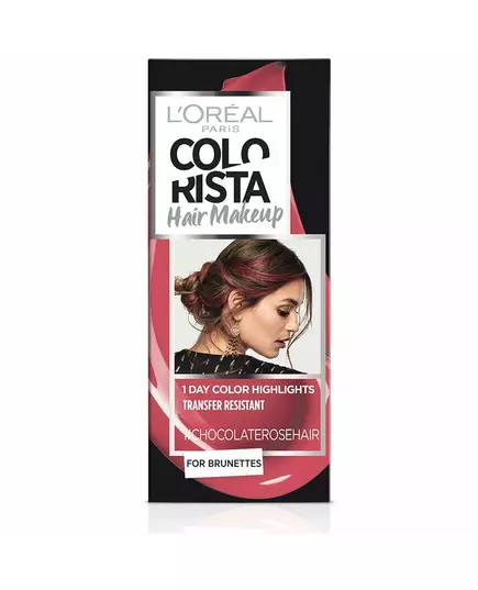 L'Oreal Paris Colorista Hair Makeup Teinture capillaire semi-permanente #CHOCOLATEROSEHAIR, 30 ml, image 6