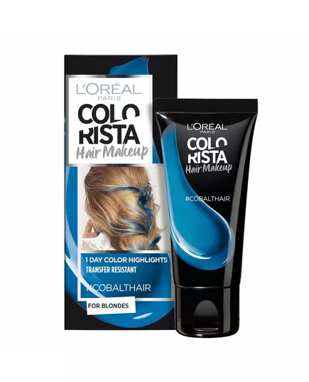 L'Oreal Paris Colorista Hair Makeup Semi-permanente Haarfarbe #COBALTHAIR, 30 ml
