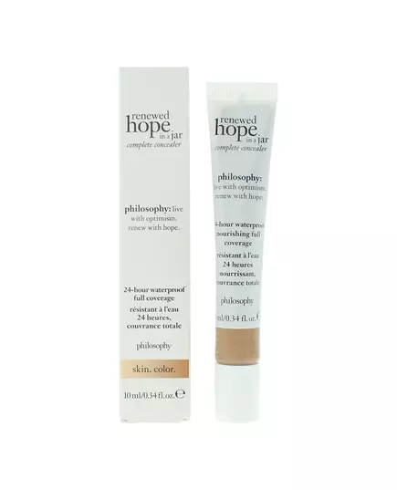 Philosophy Renewed Hope In A Jar Étanche Couverture complète Anticernes liquide 6 5 Bronzé, 10 ml