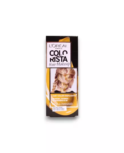 L'Oreal Paris Colorista Hair Makeup Semi-permanente Haarfarbe #YELLOWHAIR, 30 ml