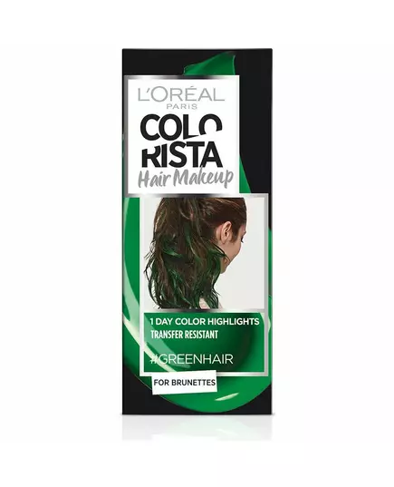 L'Oreal Paris Colorista Hair Makeup Semi-permanente Haarfarbe #GREENHAIR, 30 ml, Bild 2