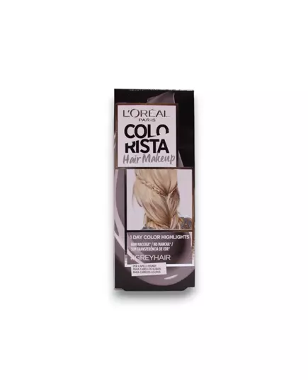 L'Oreal Paris Colorista Hair Makeup Teinture capillaire semi-permanente #GREYHAIR, 30 ml